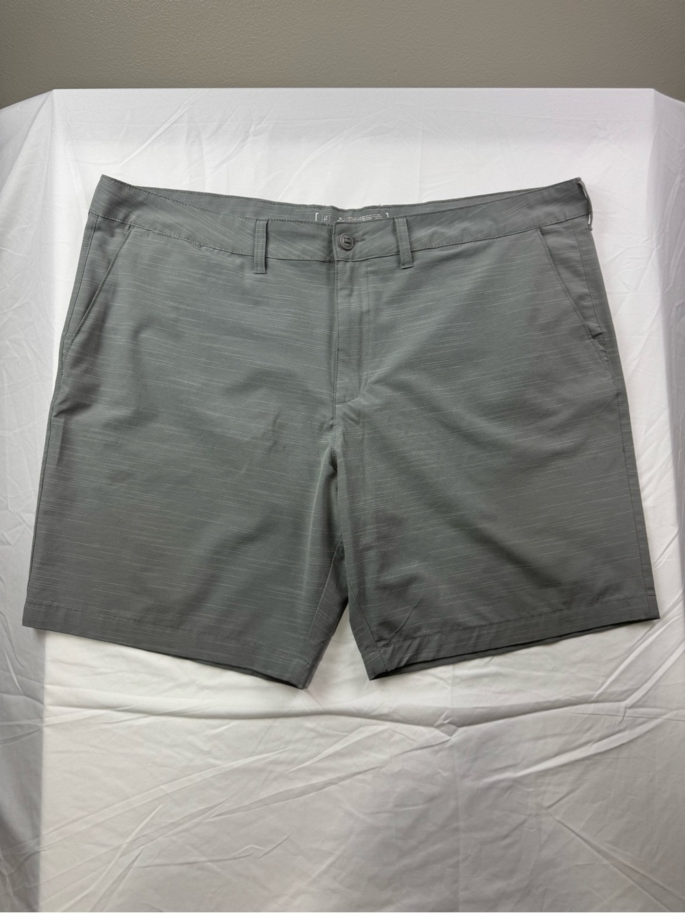 George Men's Grey Flat Front Shorts